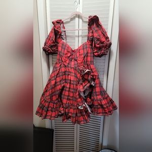 Selkie Tartan Dress xl